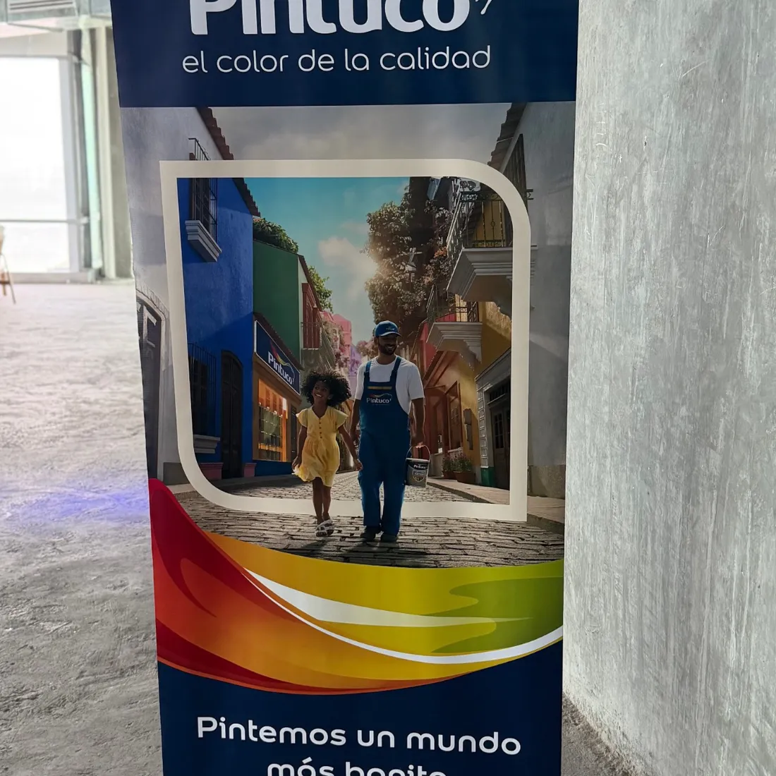 Banner de activación de marca en punto de venta